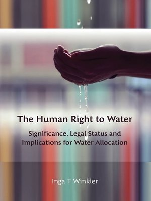cover image of The Human Right to Water